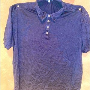 John Varvatos Designer Collared Tee
